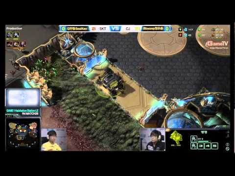 020714 SPL Ro4 SKT vs  CJ Bo5 Set 1 Soulkey vs  Bbyong