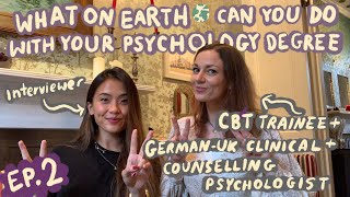 Psych Careers Ep.2 - German to British Psychologist & CBT trainee | #AikaAsks