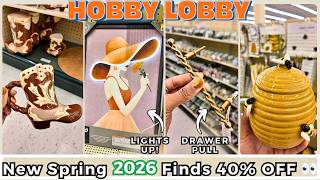 Hobby Lobby Spring Decor 2026 🌸 NEW Finds + 40% Off | Bee Collection, Western & Easter Shop With Me