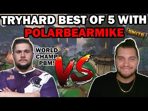 TRYHARD BEST OF 5 vs PBM THE GOAT! - Season 10 Masters Ranked 1v1 Duel - SMITE