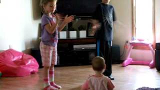 3 kids play simon says.MOV