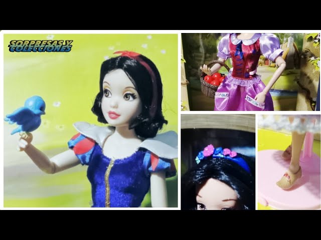 Vídeo relacionado con Disney Store Official, Blancanieves casa muñecas, colección Once Upon a Story, 10 cm/4", Set Juego con cabaña de Hadas, Mudito, Conejito y Juguetes de Cocina, Apto a Partir de 3 años