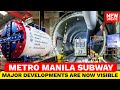 Metro Manila Subway Projects Tunneling And Station Works Major Developments Are Now Visible
