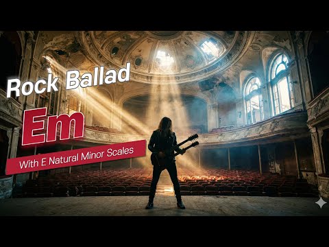 Epic Rock Ballad Backing Track in E Minor | Natural Minor Focus