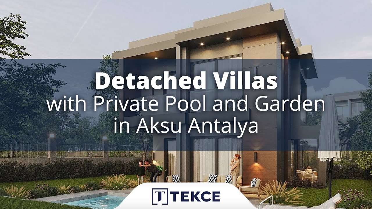 Villas Individuelles avec Piscine Privée à Antalya Aksu