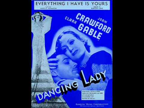 "Everything I Have Is Yours" 1933  Rudy Vallee