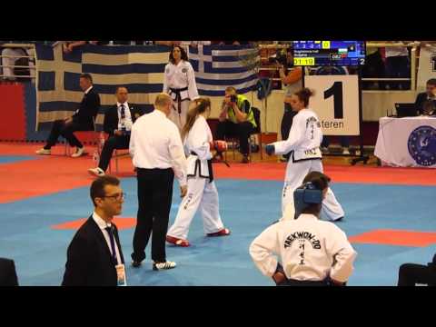 Ivet Bogdanova (BUL) v Maryia Tsitova (BLR) - Female -63kg Sparring