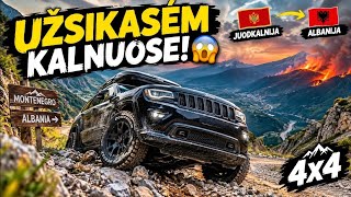 Ekstremalus 4x4 iššūkis Juodkalnijos kalnuose | Albanijos ekspedicija