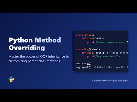 Python Method Overriding Simplify Inheritance Oop