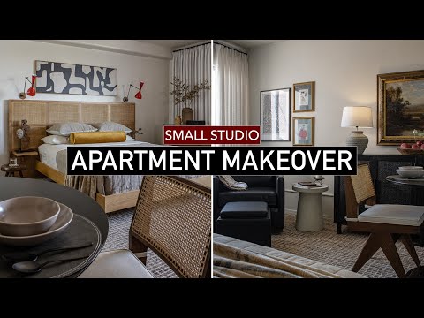 SMALL STUDIO APARTMENT MAKEOVER - decorating ideas