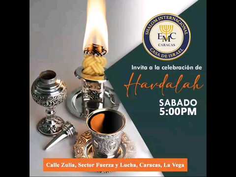 Emc Shalom Caracas: Te invita los sábados, al Havdaláh Cierre de Shabbat.