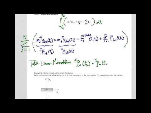 Lesson 20: Linear Momentum of Multiple Particles