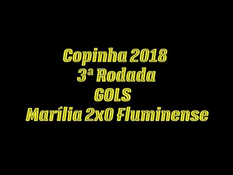 Gols de Marília 2x0 Fluminense - Copinha 2018