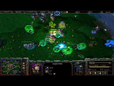 WarCraft 3: 2v2 Th000 + Yumiko (HU) vs WaN + EnTee (UD) -  G2