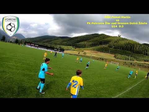 MŠK Fomat Martin vs FK Pohronie Žiar nad Hronom Dolná Ždaňa  u14
