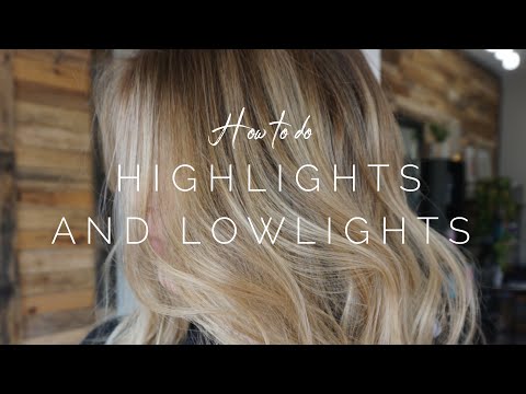 How to do Highlights and Lowlights || Hair Tutorail