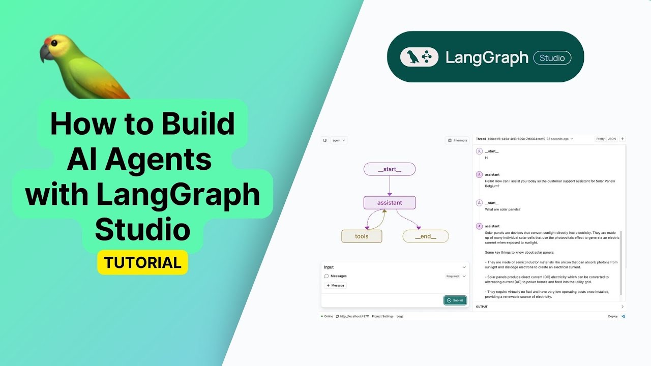 Master AI Agent Development with LangGraph Studio
