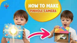 How to Make a Pinhole Camera | Light Experiment | DIY Science Project Step-by-Step| Logic Bloom