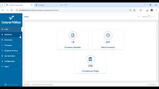 01- Visão do Sistema - Compras Preparação