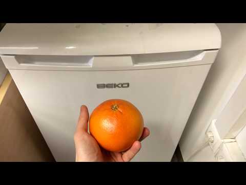 How to quickly freeze a grapefruit