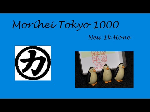 Straight Razor Bevel Set on the Morihei 1000 Whetstone