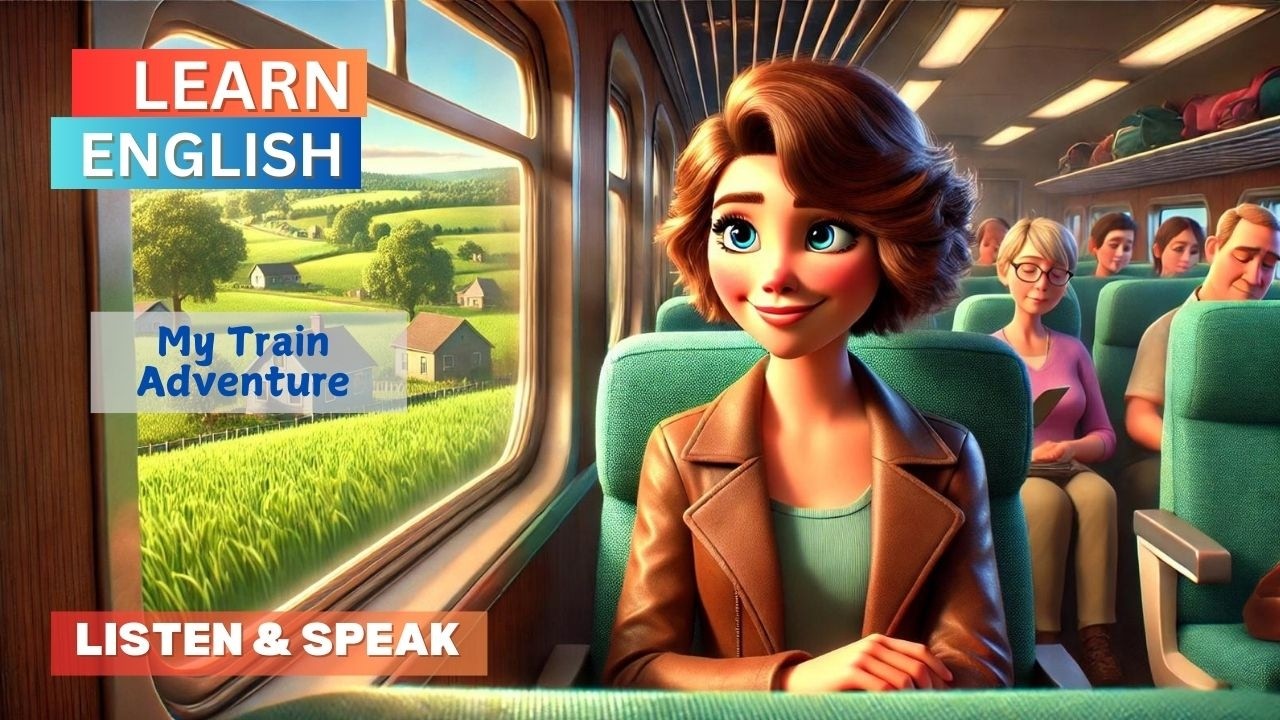 My Train Adventure | Improve Your English | English Listening Skills - Speaking Skills