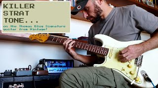 Video thumbnail for Vintage V6 Thomas Blug signature...does it sound like a Stratocaster?! by Nino Aveni