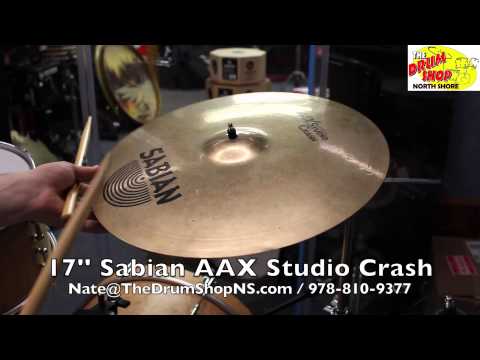 Sabian AAX Studio Crash 17'' - The Drum Shop North Shore