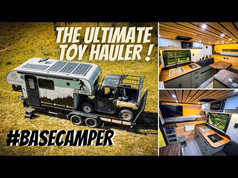 Introducing the Ultimate Off-Grid Toy Hauler Camper! #mvwbasecamper #basecamper