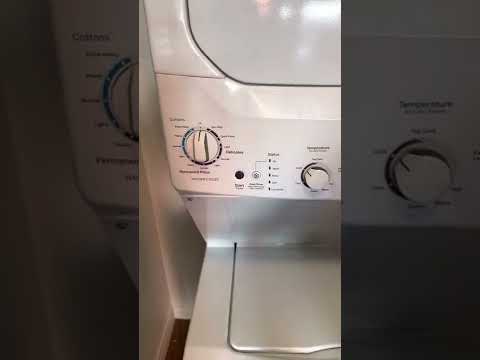 GE STACKED WASHER DRYER COMBO