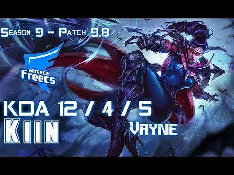 AFs Kiin VAYNE vs ORNN Top - Patch 9.8 KR Ranked