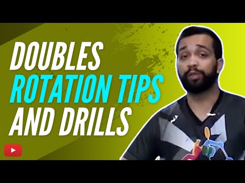 Doubles Rotation Tips and Drills - Become a Better Badminton Player featuring Coach Abhishek Ahlawat
