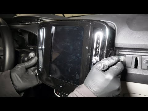 Volvo XC40 (2019-2025): How To Remove Head Unit (Center Display) And Dashboard LED Trim?