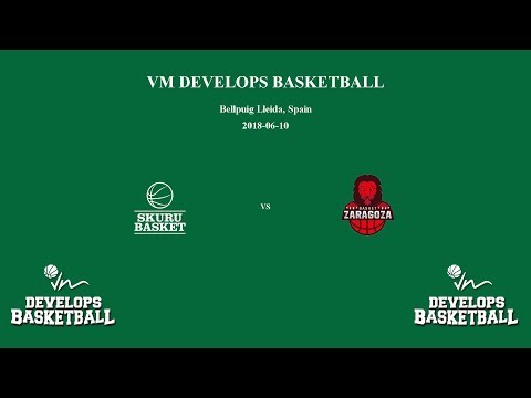 Skuru Basket (P02) mot Tenyconta Zaragoza - 2018-06-10