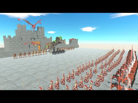 Defending SKY CASTLE From Armies - Animal Revolt Battle Simulator