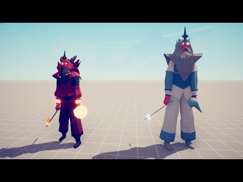 🔥 LORD SCARLET & LORD AZURE vs ARMIES Totally Accurate Battle Simulator TABS 🔥