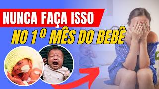 5 PIORES ERROS COM O RECÉM NASCIDO | Não faça isso com seu bebê | CUIDADOS COM O RECÉM NASCIDO