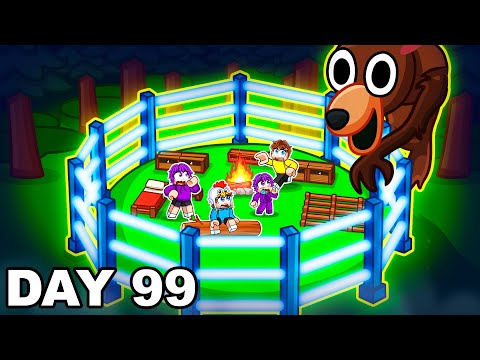 Using The NEW ALIEN TECH To Build The Most SECURE BASE In 99 Nights In The Forest!