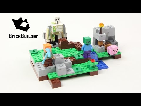 Vidéo LEGO Minecraft 21123 : Le Golem de fer