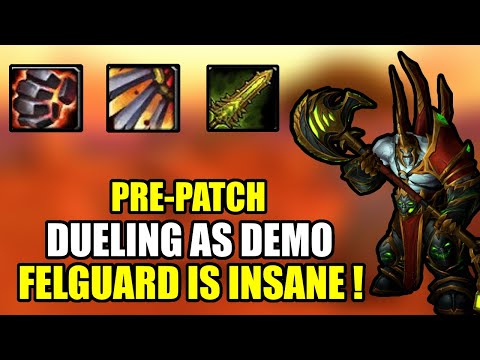 DUELING AS DEMONOLOGY WARLOCK - THEY CANT TOUCH ME - AFFLICTION GOT HUGE NERFS Bualock Pre-Patch PvP