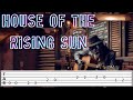 HOUSE OF THE RISING SUN Cover Guitar Tab W Chords