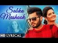 Sabka Mashook | Official Lyrical Video [Hd] | Rickey Goraya | Latest Punjabi Songs