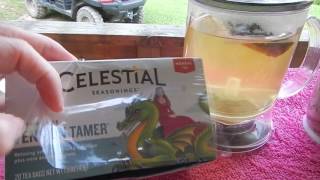 Reviewing Celestial teas Using the Teavana tea pot