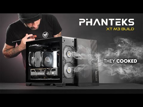 This $50 Micro ATX Case SLAYS... | Phanteks XT M3 Blackout Gaming PC Build