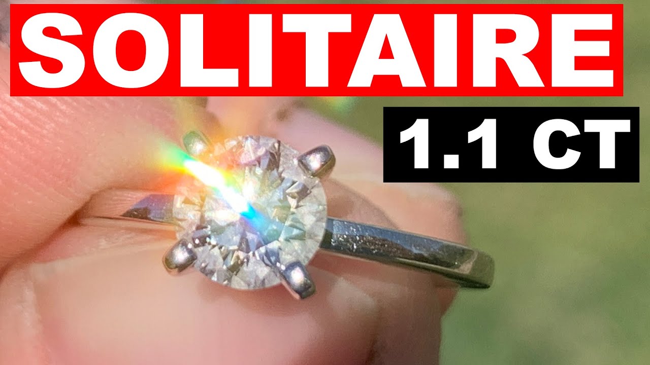 James Allen SOLITAIRE Engagement Ring SETTING REVIEW (1 CARAT) (1.5mm Comfort fit) (14K White Gold)