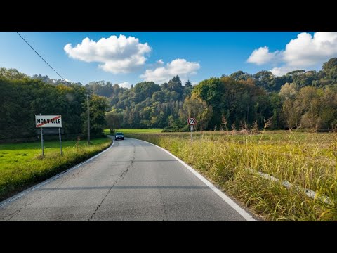 Driving Along Italian Countryside in Autumn | Lombardy, Italy | Sleep and Study | 2025 | 4K