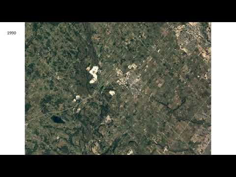 Milton Ontario Urban Sprawl 1985-2018