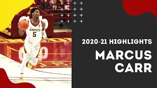 Marcus Carr 2020-21 Minnesota Golden Gophers Highlights