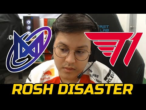 T1 VS NIGMA GALAXY SEA GAME 2 - ROSH STEAL PLAY DISASTER