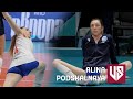 Alina Podskalnaya | Beautiful Volleyball Girl | Warming up